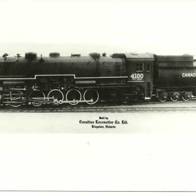 Photograph, CNR Locomotive 4100.