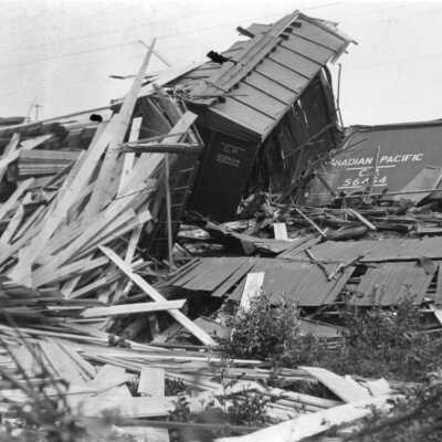 Photograph, CP Wreck.