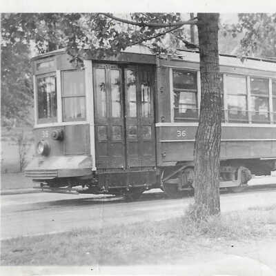 Photograph of a Sudbury Copper Cliff Suburban Electric Railway Street Car