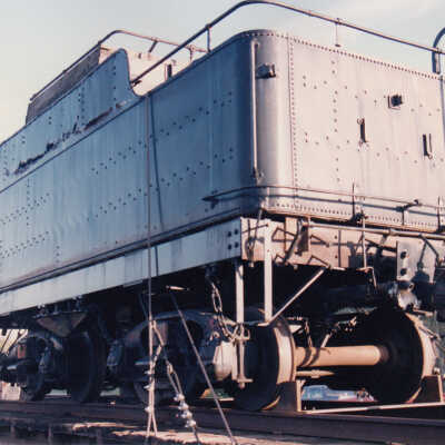 Photograph - Canadian National Steam Locomotive 152 being transported (Series of 49 Pictures)