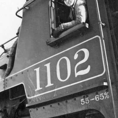 Photograph, Temiskaming & Northern Ontario Locomotive 1102