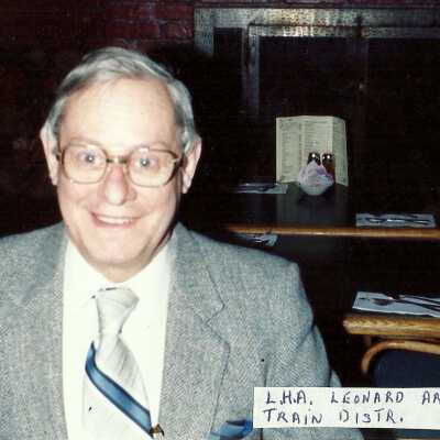 Photograph, Leonard Archer, Train Dispatcher.