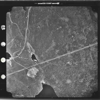 Photograph, Aerial Shots, Canadian National Railway, Unknown Location.