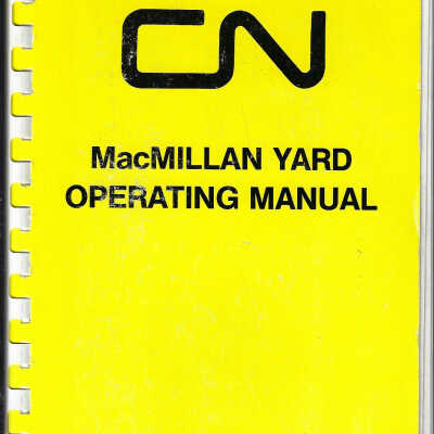 CN MacMillan Yard Operating Manual