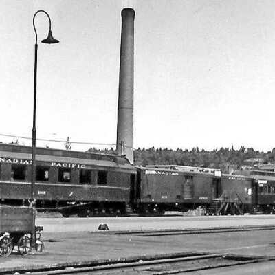 Photograph, CPR Passenger cars.