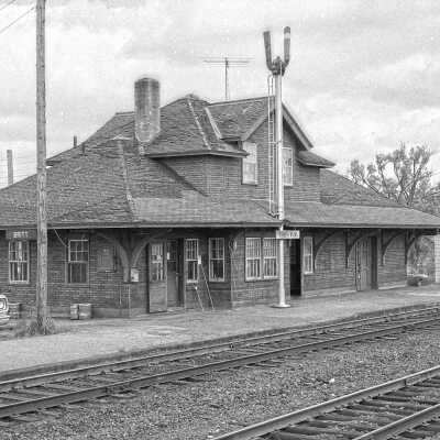 Photograph, CPR Station Britt.