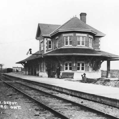 Photograph, CNR Station at Coburg, Ontario.