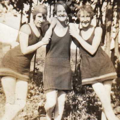 Photograph- Women in Old Fashioned Bathing Suits