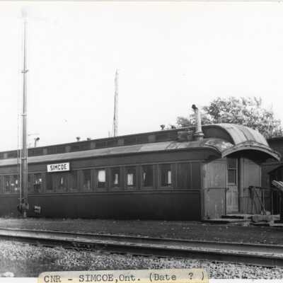 Photograph, CNR Station, Simcoe, Ontario, Canada.