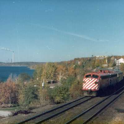 Photograph, Canadian Pacific Passenger Train at Sudbury, Ontario