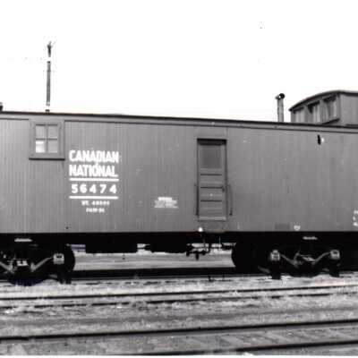 Photograph, CNR Caboose 56474