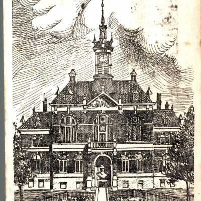 Postcard written to Mr and Mrs Carrise
