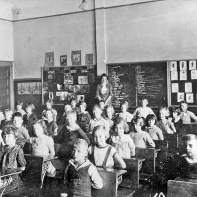 Photograph, "Jessie McLean's Class"