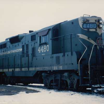 Photograph - Canadian National Railways locomotive no. 4480