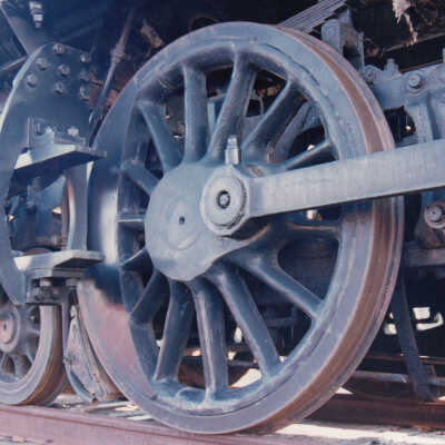 Photograph - Canadian National Steam Locomotive 152 being transported (Series of 49 Pictures)