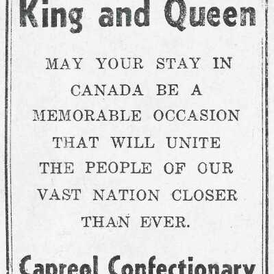 Newspaper Advertisement, R. Del Papa.