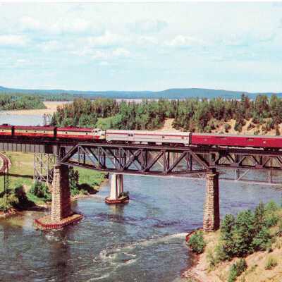 Photograph, Postcard, CPR Transcontinental, Nipigon, Ontario.