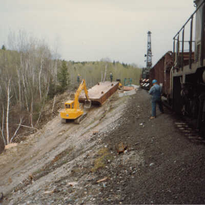 Photograph, Train Derailment, 1988, Set of 175 Pictures.
