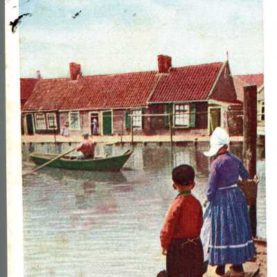 Postcard written to Mrs D Carrise in Capreol