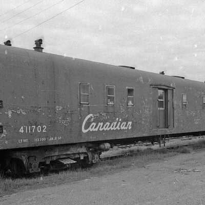 Photograph, CPR Locomotive 411702.