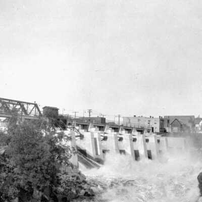 Photograph, Power Development, Sturgeon Falls, Ontario.