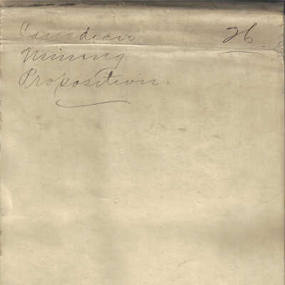1902-1904 Correspondence, J.W. Gates and Joseph Sellwood, and Property Patent (Sellwood)