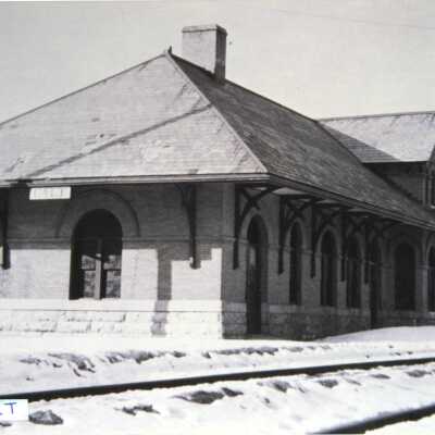 Photograph, CNR Station, Galt, Ontario, Canada.