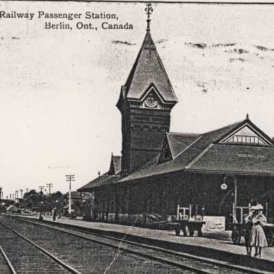 Photograph, CNR Station, Berlin/Kitchener, Ontario.