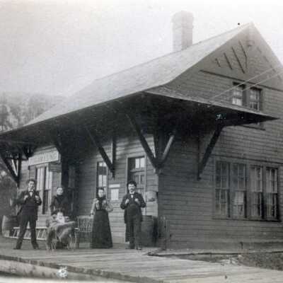 Photograph, Pogamassing Station.
