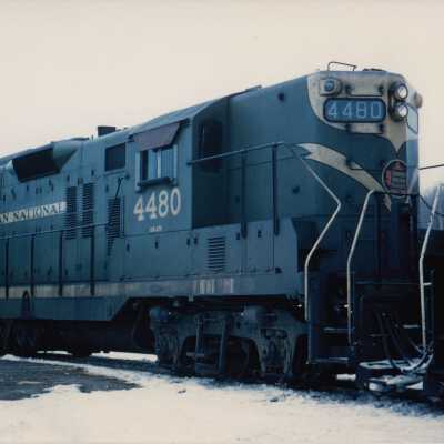 Photograph - Canadian National Railways locomotive no. 4480