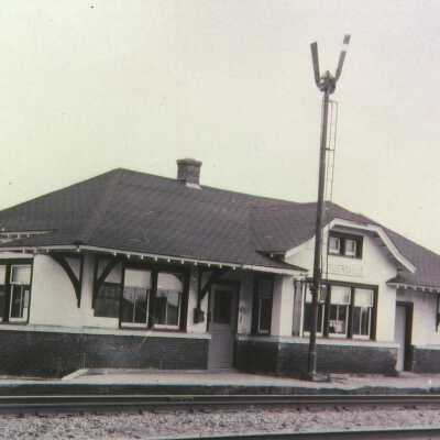 Photograph, CNR Station at Rogersville, New Brunswick.