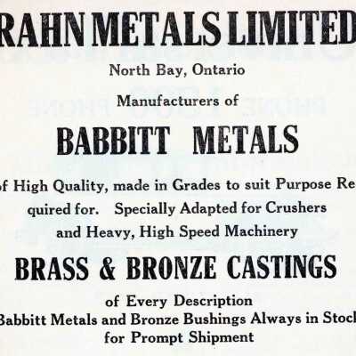 Photograph, Advertisement, Rahn Metals Limited.