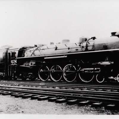 Photograph, CNR Steam Engine 6174