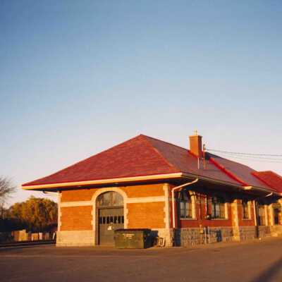 Photograph, CNR Station at Coburg, Ontario.