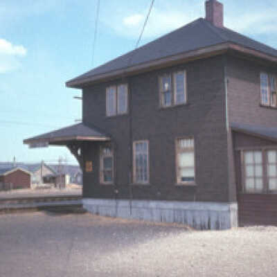 Photograph, Coniston Station, CNR.