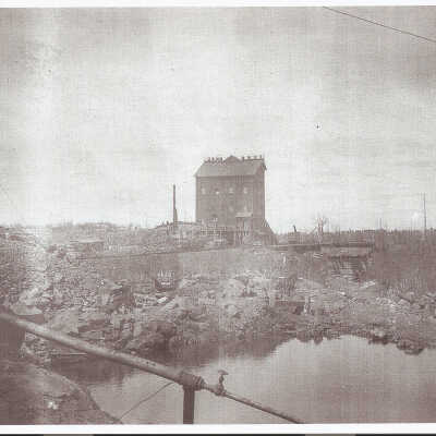 Photograph - Gertrude Mine, head frame, May 28, 1906