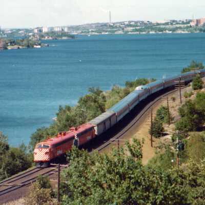 Photograph, Passenger Train at Sudbury, Ontario