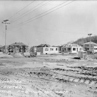 Photograph, Falconbridge radar site, Hanmer, Ontario.