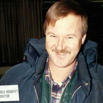 Photograph, Harold Redgrift, Conductor.