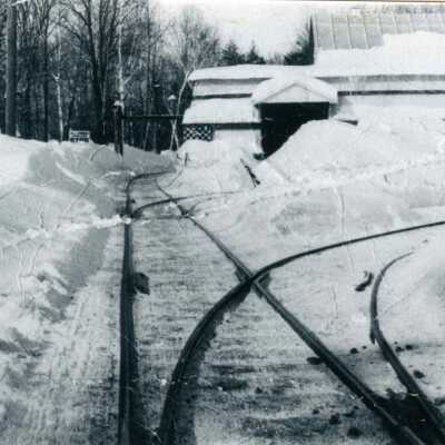 Photograph, Rail System, Nobel, Ontario, Explosives Plant.