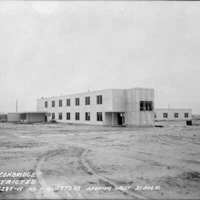 Photograph, Falconbridge radar site, Hanmer, Ontario.