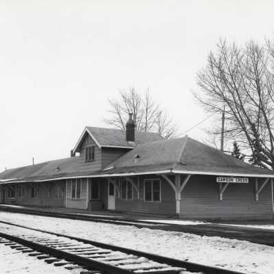Photograph, CNR Station at Dawson Creek