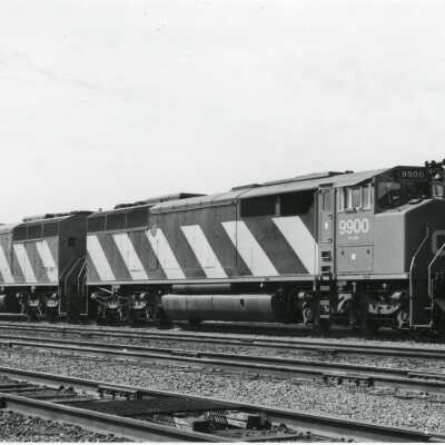 Photograph, CNR Locomotive 9900.