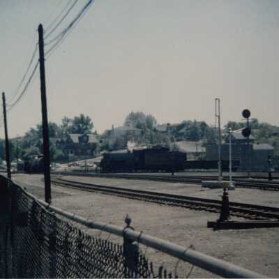 Photograph - Canadian Pacific Railway yard, Sudbury