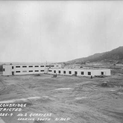 Photograph, Falconbridge radar site, Hanmer, Ontario.