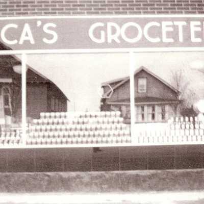 Photograph, Mazzuca's Groceteria, 1953.