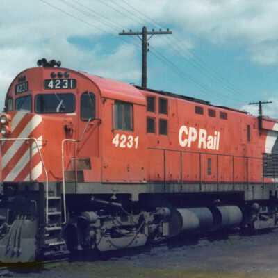 Photograph, Canadian Pacific Engine 4231