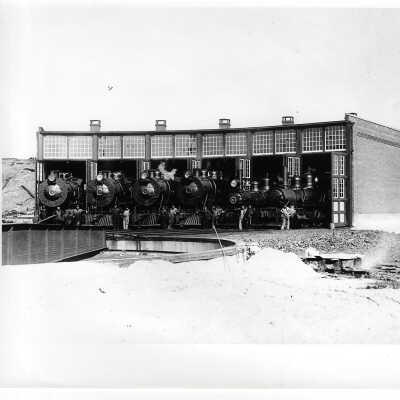 Photograph: The INCO Roundhouse at Copper Cliff