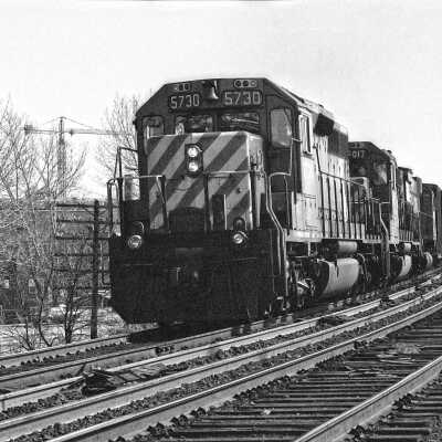 Photograph, CPR Locomotive 5730.