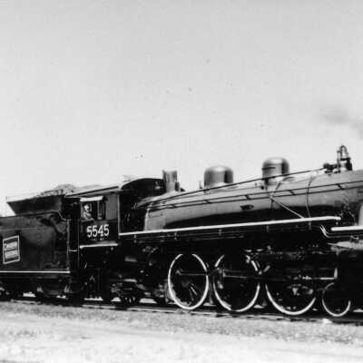 Photograph, CNR Locomotive 5545.